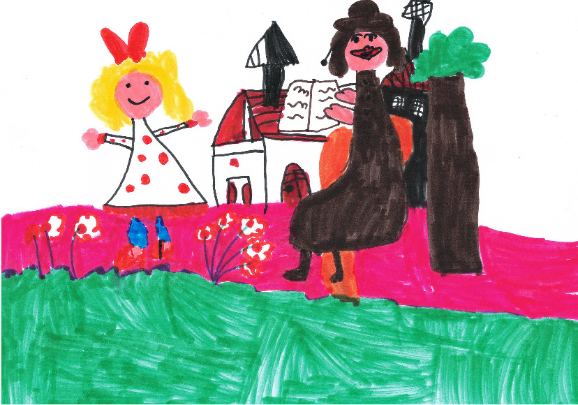 Alice's Adventures in Wonderland, drawn by Agnes Boya Zhang on
22.05.2020